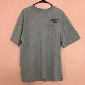Carhartt Gray Men's Short Sleeve Pocket Tee